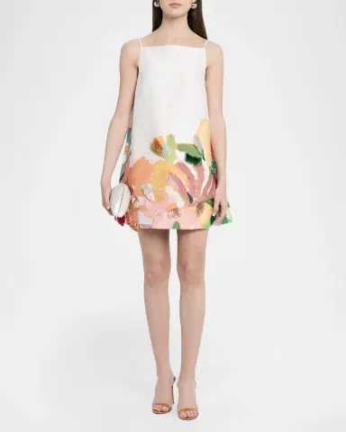 Acler Forever Young Java Bead-Embellished Printed Mini Dress | Thumbnail 2 Acler Forever Young Java Bead-Embellished Printed Mini Dress | Thumbnail 2