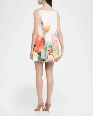 Acler Forever Young Java Bead-Embellished Printed Mini Dress | Thumbnail 3 Acler Forever Young Java Bead-Embellished Printed Mini Dress | Thumbnail 3