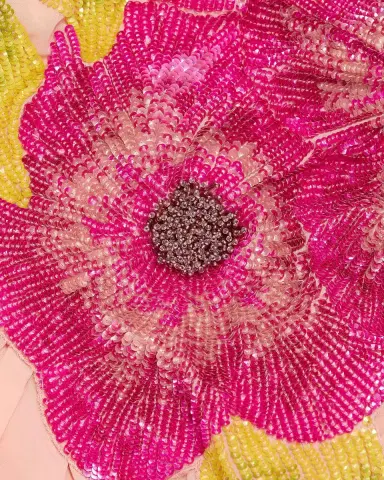 Theia Sandie Floral-Embroidered Gown | Thumbnail 4 Theia Sandie Floral-Embroidered Gown | Thumbnail 4