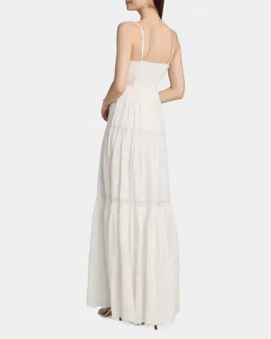 LoveShackFancy Espa Lace-Trim Cotton Maxi Dress | Thumbnail 3 LoveShackFancy Espa Lace-Trim Cotton Maxi Dress | Thumbnail 3