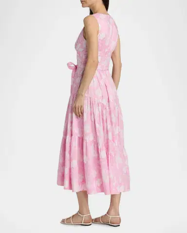Cinq à Sept Holt Heirloom Petals Midi Dress | Thumbnail 3 Cinq à Sept Holt Heirloom Petals Midi Dress | Thumbnail 3