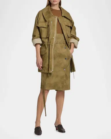 Co Camo Cotton-Blend Military Jacket | Thumbnail 2 Co Camo Cotton-Blend Military Jacket | Thumbnail 2