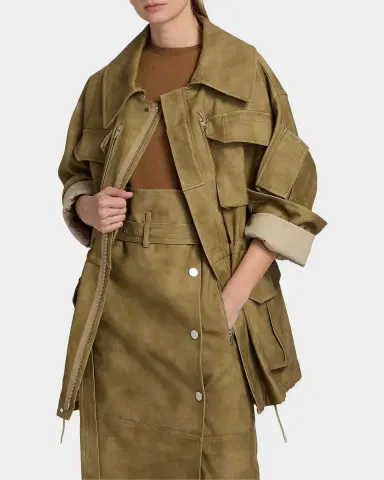 Co Camo Cotton-Blend Military Jacket | Thumbnail 4 Co Camo Cotton-Blend Military Jacket | Thumbnail 4