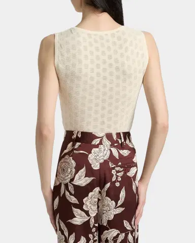 Tanya Taylor Charlisa Patterned Cotton-Blend Knit Top | Thumbnail 3 Tanya Taylor Charlisa Patterned Cotton-Blend Knit Top | Thumbnail 3