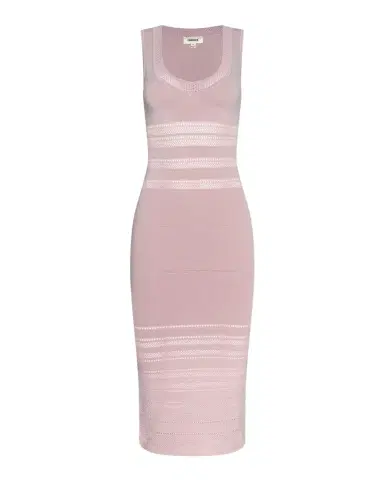 L'Agence Taren Open-Knit Body-Con Midi Dress | Thumbnail 1 L'Agence Taren Open-Knit Body-Con Midi Dress | Thumbnail 1