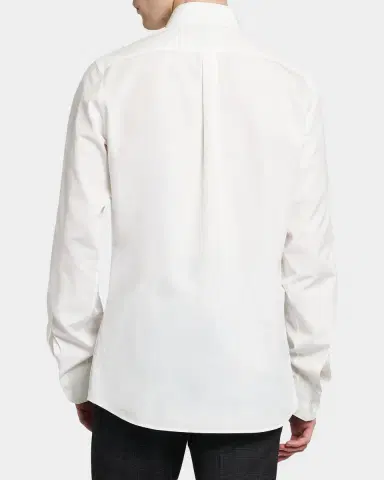 Dolce & Gabbana Men's Poplin Logo Crest Point-Collar Dress Shirt | Thumbnail 3 Dolce & Gabbana Men's Poplin Logo Crest Point-Collar Dress Shirt | Thumbnail 3
