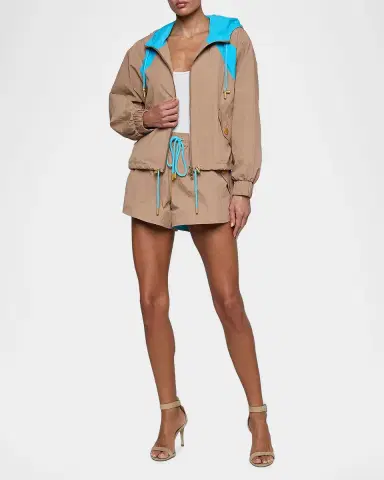 L'AGENCE Lark Colorblocked Windbreaker | Thumbnail 2 L'AGENCE Lark Colorblocked Windbreaker | Thumbnail 2