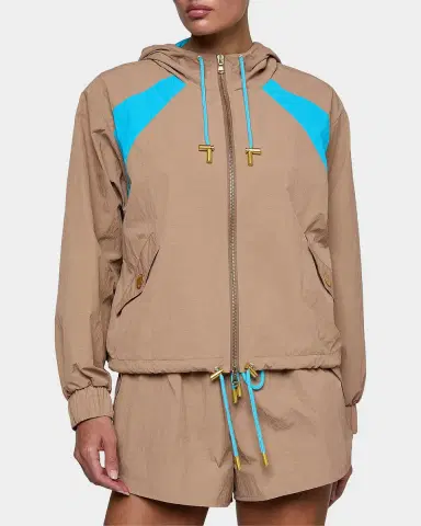 L'AGENCE Lark Colorblocked Windbreaker | Thumbnail 4 L'AGENCE Lark Colorblocked Windbreaker | Thumbnail 4