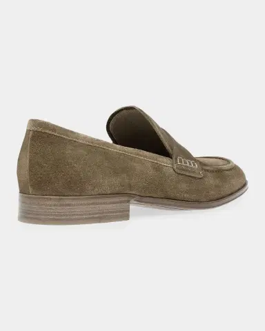 Gianvito Rossi Men's George Suede Penny Loafers | Thumbnail 2 Gianvito Rossi Men's George Suede Penny Loafers | Thumbnail 2