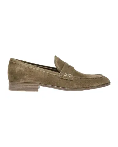 Gianvito Rossi Men's George Suede Penny Loafers | Thumbnail 1 Gianvito Rossi Men's George Suede Penny Loafers | Thumbnail 1