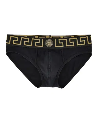 Versace Men 's Medusa Key Cotton Jersey Briefs | Thumbnail 1 Versace Men 's Medusa Key Cotton Jersey Briefs | Thumbnail 1