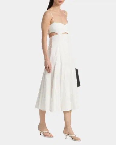 BLACK HALO Erica Stretch-Cotton Midi Dress | Thumbnail 7 BLACK HALO Erica Stretch-Cotton Midi Dress | Thumbnail 7