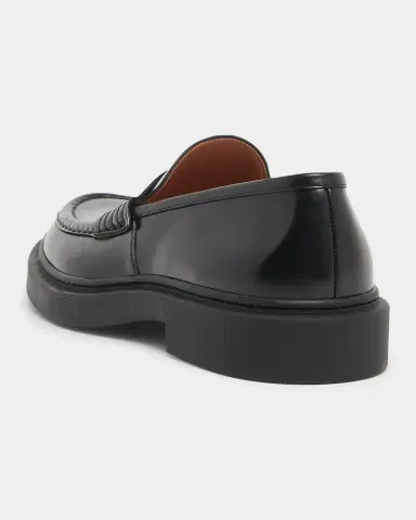 Jil Sander Men 's Leather Penny Loafers | Thumbnail 3 Jil Sander Men 's Leather Penny Loafers | Thumbnail 3
