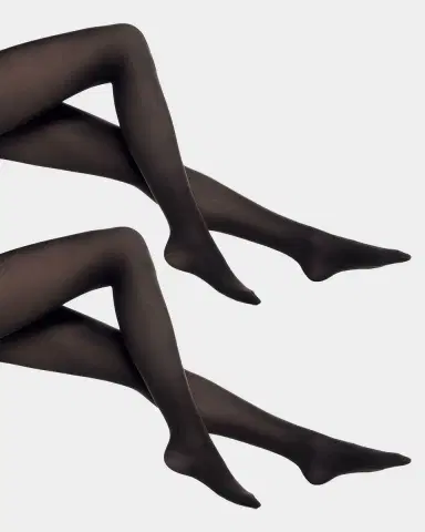 Wolford Velvet De Luxe 50 2-Pack Tights | Thumbnail 2 Wolford Velvet De Luxe 50 2-Pack Tights | Thumbnail 2