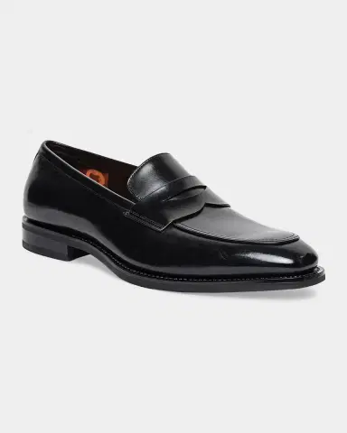 Santoni Men's Gregor Leather Penny Loafers | Thumbnail 6 Santoni Men's Gregor Leather Penny Loafers | Thumbnail 6