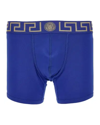 Versace Men's Medusa Key Jersey Boxer Brief | Thumbnail 1 Versace Men's Medusa Key Jersey Boxer Brief | Thumbnail 1
