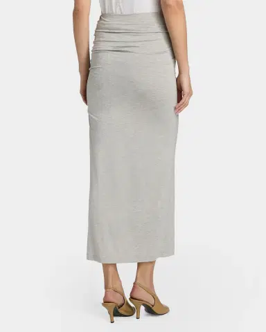 TOTEME Draped Jersey Midi Skirt | Thumbnail 3 TOTEME Draped Jersey Midi Skirt | Thumbnail 3