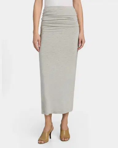 TOTEME Draped Jersey Midi Skirt | Thumbnail 4 TOTEME Draped Jersey Midi Skirt | Thumbnail 4