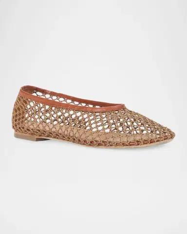 Staud Alba Crocheted Ballet Flats | Thumbnail 3 Staud Alba Crocheted Ballet Flats | Thumbnail 3