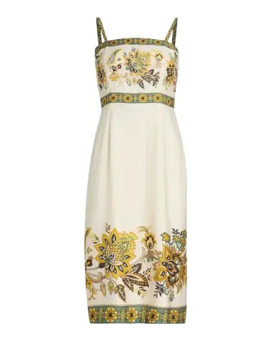 Elie Tahari Annalise Floral Cotton Midi Dress | Thumbnail 1 Elie Tahari Annalise Floral Cotton Midi Dress | Thumbnail 1