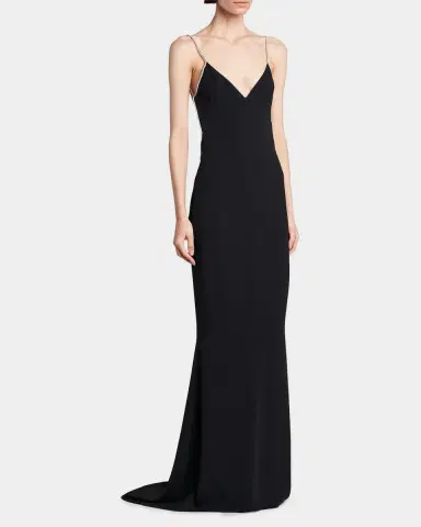 Tom Ford V-Neck Open-Back Trumpet Gown | Thumbnail 6 Tom Ford V-Neck Open-Back Trumpet Gown | Thumbnail 6