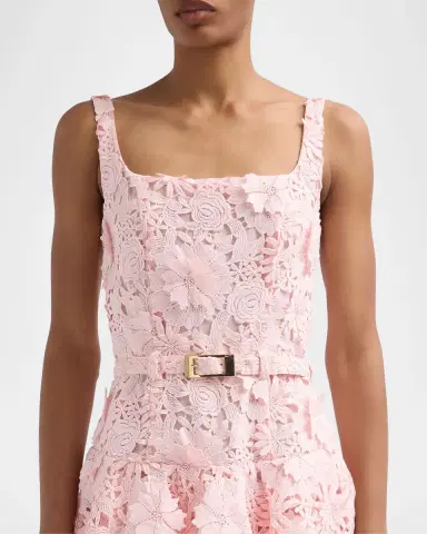 Generation Love Lisette 3D Guipure Lace Minidress | Thumbnail 3 Generation Love Lisette 3D Guipure Lace Minidress | Thumbnail 3
