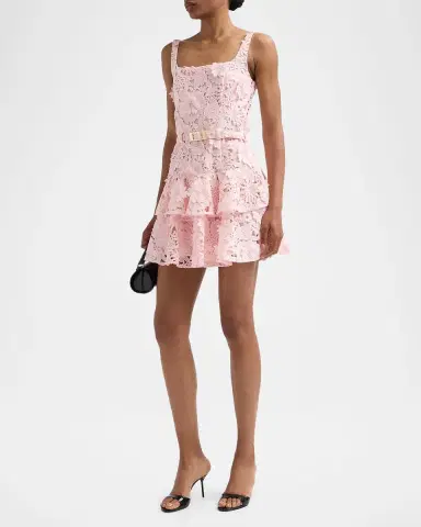 Generation Love Lisette 3D Guipure Lace Minidress | Thumbnail 5 Generation Love Lisette 3D Guipure Lace Minidress | Thumbnail 5