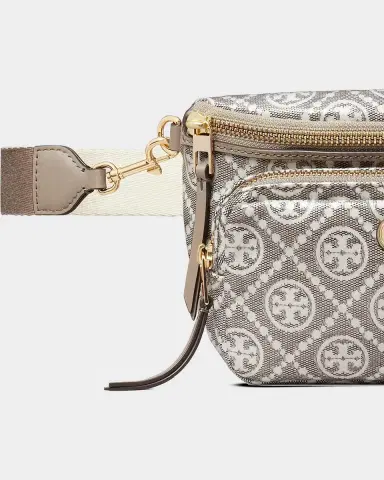 Tory Burch T Monogram Mini Coated Jacquard Belt Bag | Thumbnail 3 Tory Burch T Monogram Mini Coated Jacquard Belt Bag | Thumbnail 3