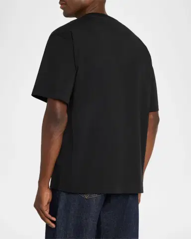 Bottega Veneta Leather Pocket Crewneck T-Shirt | Thumbnail 3 Bottega Veneta Leather Pocket Crewneck T-Shirt | Thumbnail 3