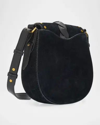 Isabel Marant Altay Small Suede Saddle Crossbody Bag | Thumbnail 3 Isabel Marant Altay Small Suede Saddle Crossbody Bag | Thumbnail 3