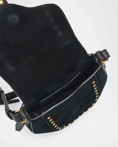 Isabel Marant Altay Small Suede Saddle Crossbody Bag | Thumbnail 4 Isabel Marant Altay Small Suede Saddle Crossbody Bag | Thumbnail 4