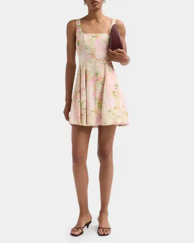 Generation Love Courtney Floral Pleated A-Line Mini Dress | Thumbnail 2 Generation Love Courtney Floral Pleated A-Line Mini Dress | Thumbnail 2