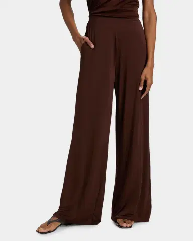 Generation Love Kelela Sheen Jersey Wide-Leg Pants | Thumbnail 4 Generation Love Kelela Sheen Jersey Wide-Leg Pants | Thumbnail 4