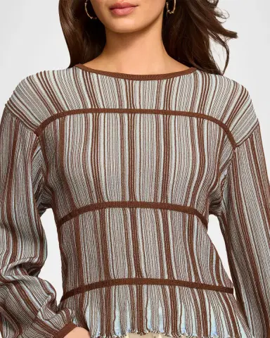 Ramy Brook Ashlyne Striped Knit Top | Thumbnail 4 Ramy Brook Ashlyne Striped Knit Top | Thumbnail 4