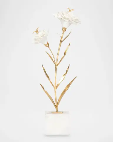 Chelsea House Carnation on Alabaster Stand | Thumbnail 2 Chelsea House Carnation on Alabaster Stand | Thumbnail 2