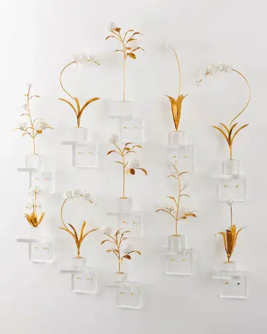 Chelsea House Small Orchid on Stand Sculpture | Thumbnail 4 Chelsea House Small Orchid on Stand Sculpture | Thumbnail 4