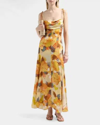 Cinq a Sept Betty Watercolor Floral Maxi Dress | Thumbnail 2 Cinq a Sept Betty Watercolor Floral Maxi Dress | Thumbnail 2