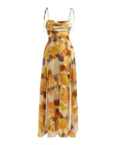 Cinq a Sept Betty Watercolor Floral Maxi Dress | Thumbnail 1 Cinq a Sept Betty Watercolor Floral Maxi Dress | Thumbnail 1