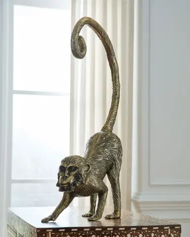 Chelsea House Standing Monkey Sculpture | Thumbnail 2 Chelsea House Standing Monkey Sculpture | Thumbnail 2