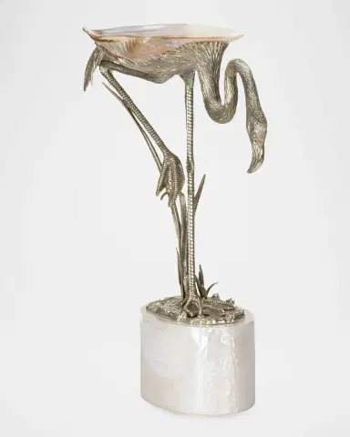 Chelsea House Mother-of-Pearl and Metal Firebird Sculpture | Thumbnail 2 Chelsea House Mother-of-Pearl and Metal Firebird Sculpture | Thumbnail 2