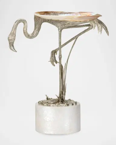 Chelsea House Mother-of-Pearl and Metal Firebird Sculpture | Thumbnail 4 Chelsea House Mother-of-Pearl and Metal Firebird Sculpture | Thumbnail 4