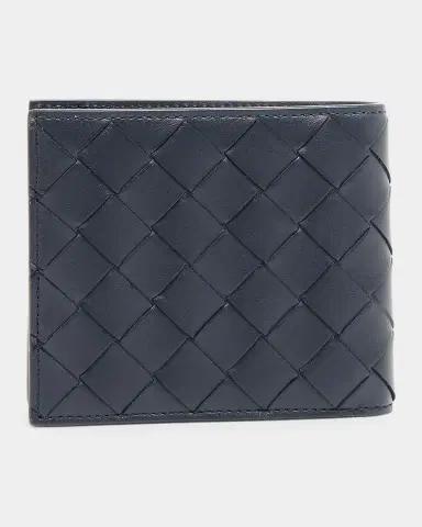 Bottega Veneta Men's Intrecciato Leather Colorblock Bifold Wallet | Thumbnail 2 Bottega Veneta Men's Intrecciato Leather Colorblock Bifold Wallet | Thumbnail 2