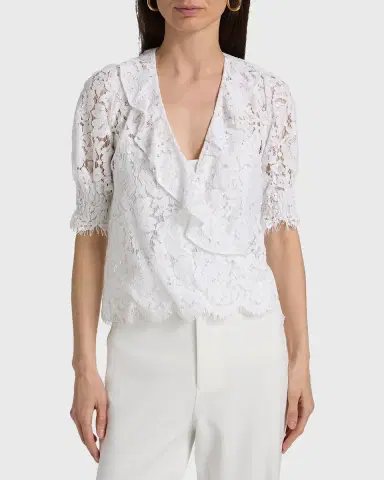 Generation Love Lulu Lace Cascade Blouse | Thumbnail 4 Generation Love Lulu Lace Cascade Blouse | Thumbnail 4