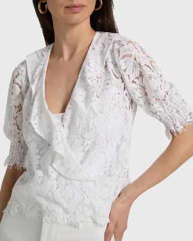 Generation Love Lulu Lace Cascade Blouse | Thumbnail 5 Generation Love Lulu Lace Cascade Blouse | Thumbnail 5