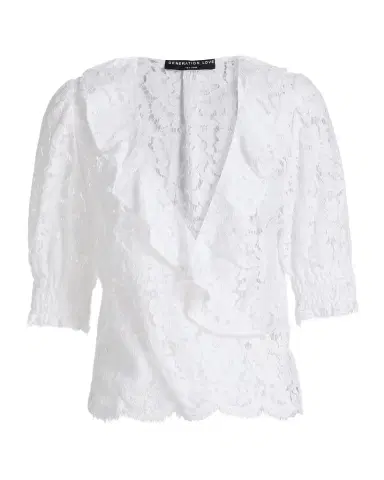 Generation Love Lulu Lace Cascade Blouse | Thumbnail 1 Generation Love Lulu Lace Cascade Blouse | Thumbnail 1