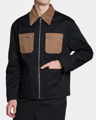 Marni Men's Contrast-Pocket Cargo Jacket | Thumbnail 3 Marni Men's Contrast-Pocket Cargo Jacket | Thumbnail 3