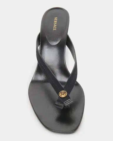 Versace 50MM Medusa Leather Sandals | Thumbnail 4 Versace 50MM Medusa Leather Sandals | Thumbnail 4