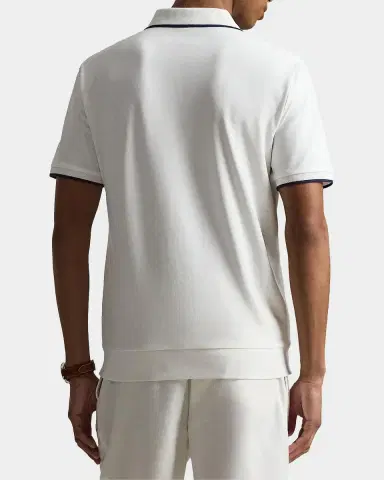 Polo Ralph Lauren Men's Stretch Mesh Polo Shirt | Thumbnail 4 Polo Ralph Lauren Men's Stretch Mesh Polo Shirt | Thumbnail 4