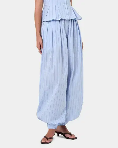 NICHOLAS Liselle Cotton Seersucker Balloon Pants | Thumbnail 5 NICHOLAS Liselle Cotton Seersucker Balloon Pants | Thumbnail 5