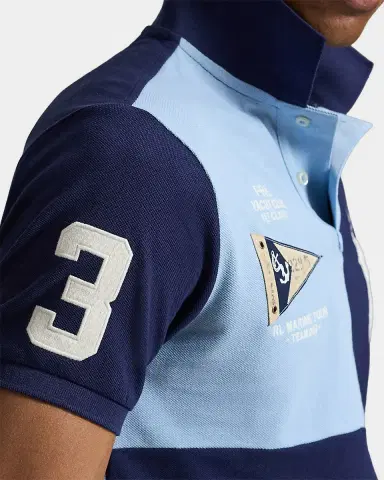 Polo Ralph Lauren Men's Custom Slim-Fit Big Pony Mesh Polo Shirt | Thumbnail 5 Polo Ralph Lauren Men's Custom Slim-Fit Big Pony Mesh Polo Shirt | Thumbnail 5